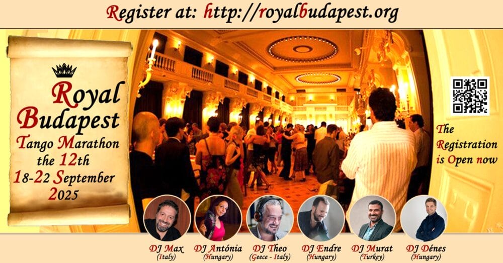 12th Royal Budapest Tango Marathon 18-22 September...